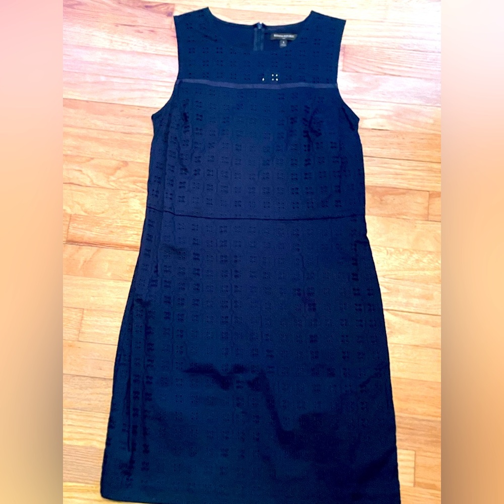 NEW Women’s Banana Republic navy lined dress cotton size 8 NWT